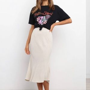 Petal & Pup cream skirt